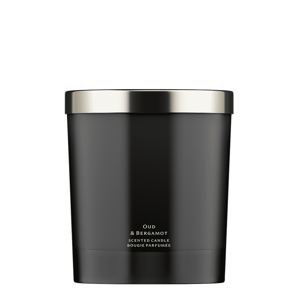 Oud & Bergamot Scented Candle